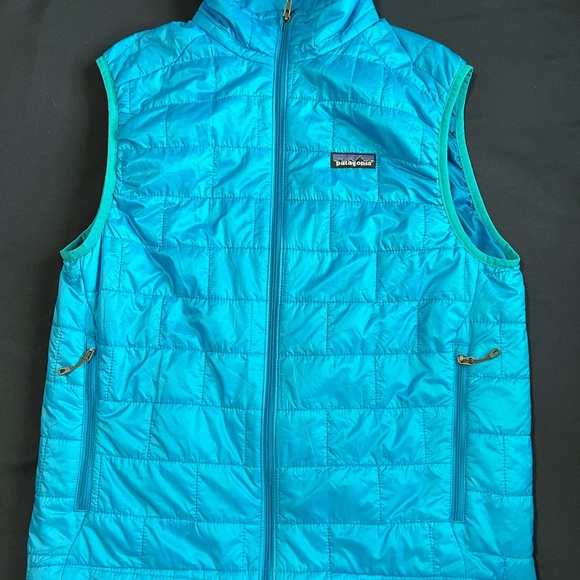 Patagonia Puffer Ultralight Quilted Vibrant Blue  Size Small - Picture 3 of 8